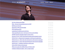 Tablet Screenshot of jimmy.schementi.com